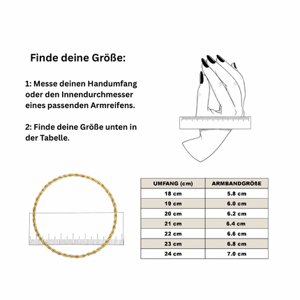 Ajda Zickzack Armreif | 22K vergoldet