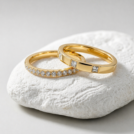 Duo d‘Oro Ring Set