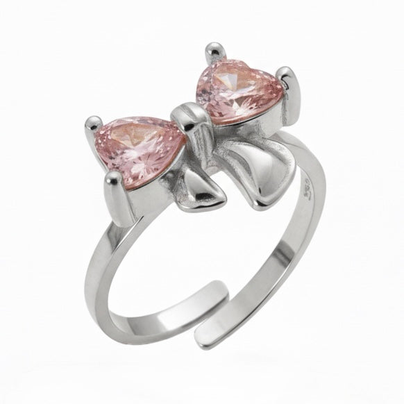 Améline Bow Ring • Rosa