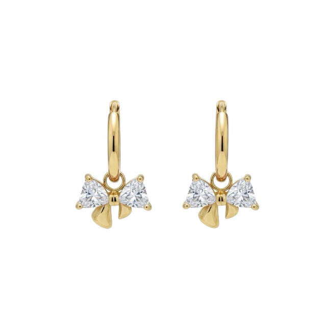 Améline Bow Ohrringe • Weiß