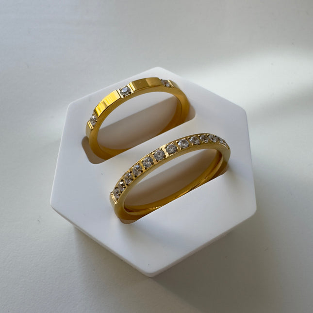 Duo d‘Oro Ring Set