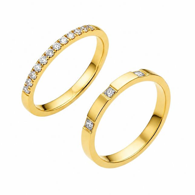 Duo d‘Oro Ring Set