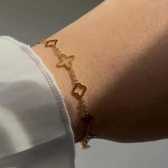 Luxe Clover Armband