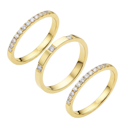 Trio d‘Oro Ring Set