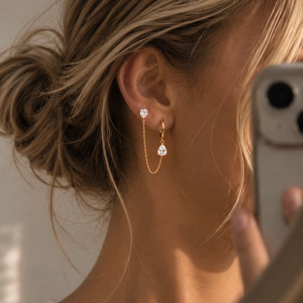 Amara Chain Earring
