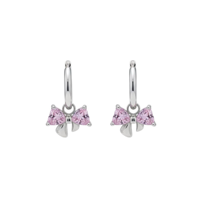 Améline Bow Ohrringe • Rosa